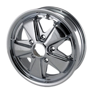 Velg 911 stijl , chroom, 5 gaats (5x130), 5.5 x 15", ET +45
