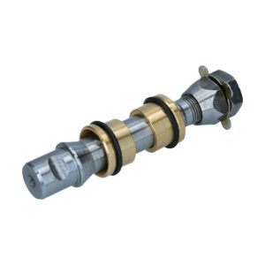 Fusee pen set centraal in vooras - verstelbaar