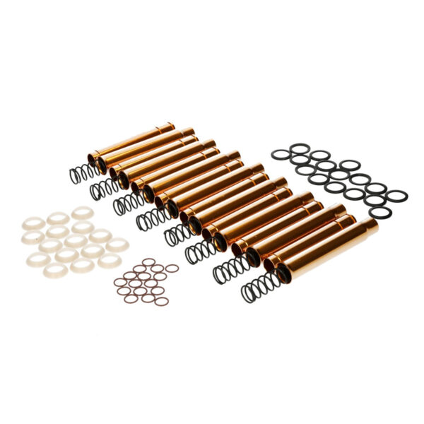 Stoterstangpijpjes 'Windage' met veren - Type 1 (8 st)