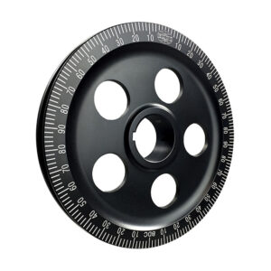 Poelie standaard - zwart (met gaten)