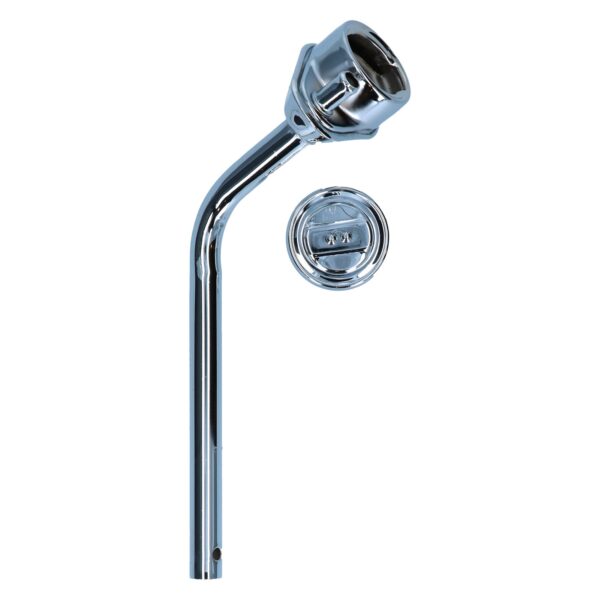 Olievulstuk met pijp