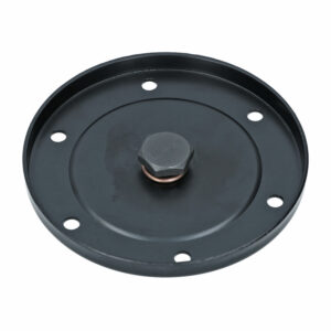 Olieverversingsplaat met aflaatplug