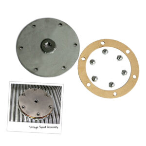 Olieverversingsplaat, Inox, Vintage Speed