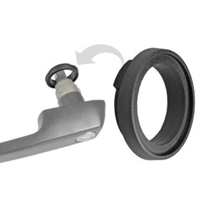 Dichtring onder schuifdeurklink