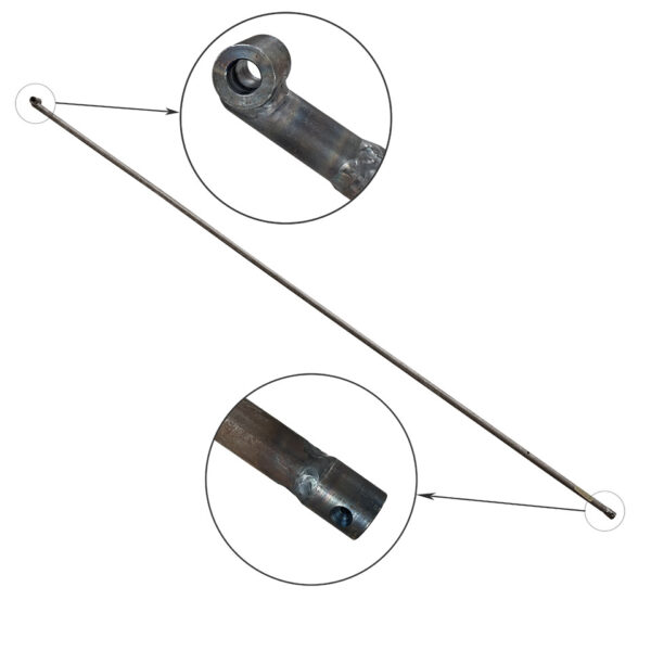 Schakelstang achteraan