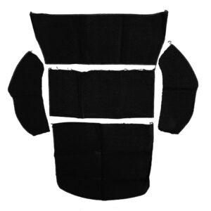 Tapijtset bagageruimte, zwart