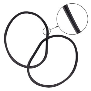 Rubber rond koplampglas