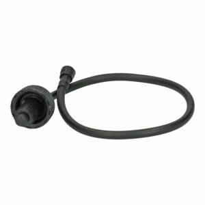 Dopje van ruitensproeiertank met darm tot aan het reservewiel