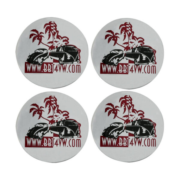 Epoxy centerkapstickers 'BBT'