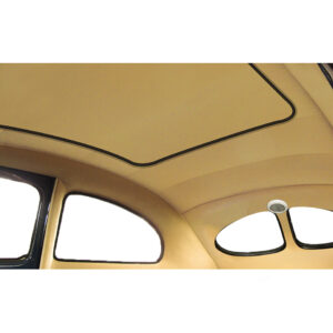 Dakhemel, katoen beige, met schuifdak