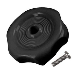 Draaiknop Westfalia louvre raam (zwart)