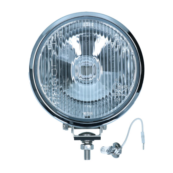 Verstraler vooraan chrome, helder glas