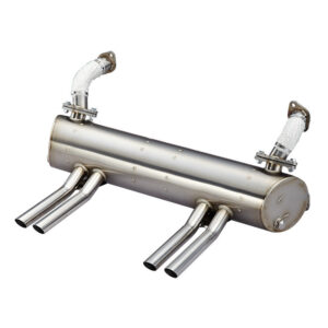 Uitlaat Abarth 'Vintage Speed' zonder voorverwarming, inox