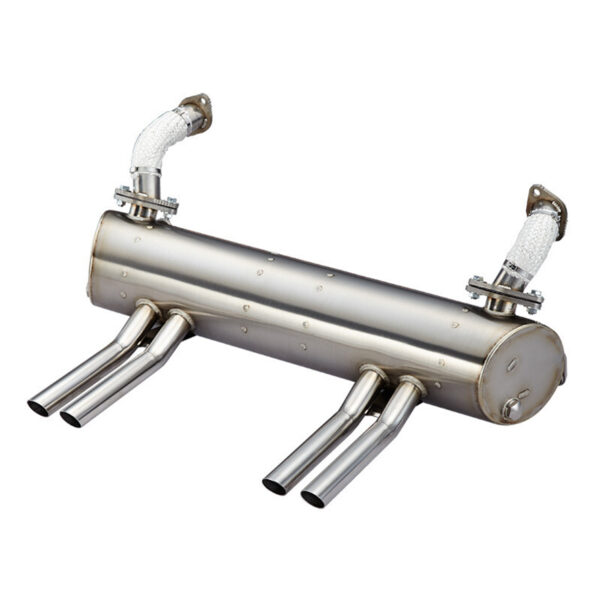 Uitlaat Abarth 'Vintage Speed' zonder voorverwarming, inox