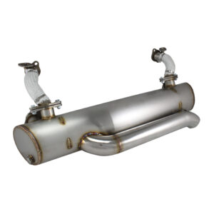 Uitlaat, Vintage Speed, met voorverwarming, inox