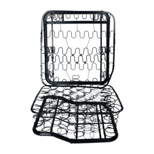 Zetelframe vooraan passagier, walkthrough zit + rug