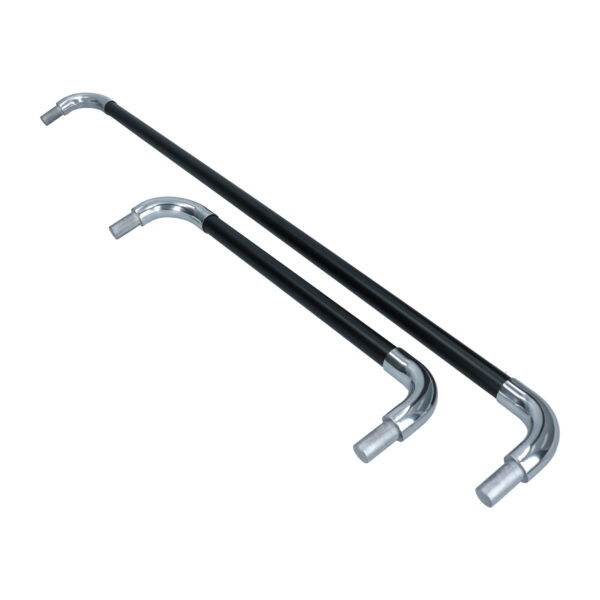 Handvat middenbank, 3-zit (set) zwart