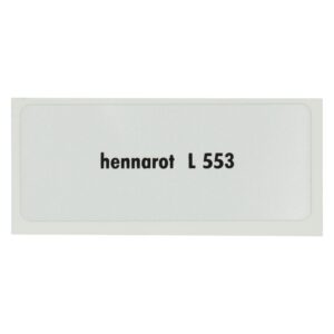Sticker L 553, Henna Red