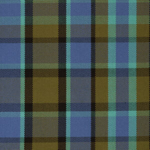 6460-230 Westfalia bekleding, blauw/groen (per meter)