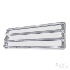 Westfalia louvre raam compleet, knop rechts