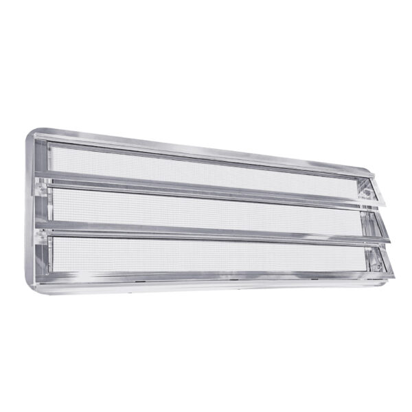 Westfalia louvre raam compleet, knop links