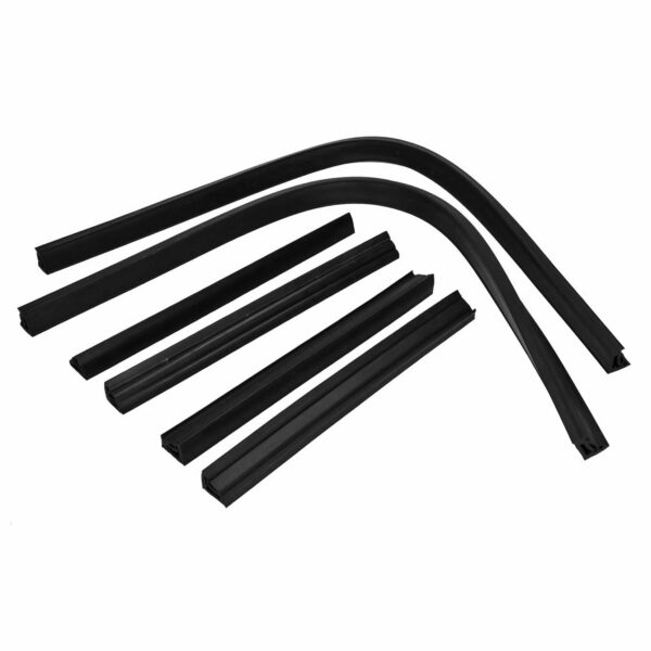 Rubber tussen zijruit en kap, set van 6 stuks