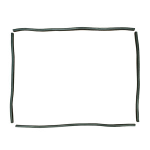 Rubber laadklep achteraan