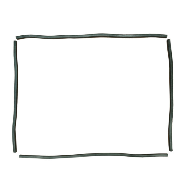 Rubber laadklep achteraan