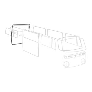 Rubber laadklep achteraan