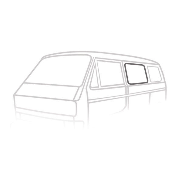 Zijruitrubber midden Links 05/79-07/79 Rechts 05/79-07/84