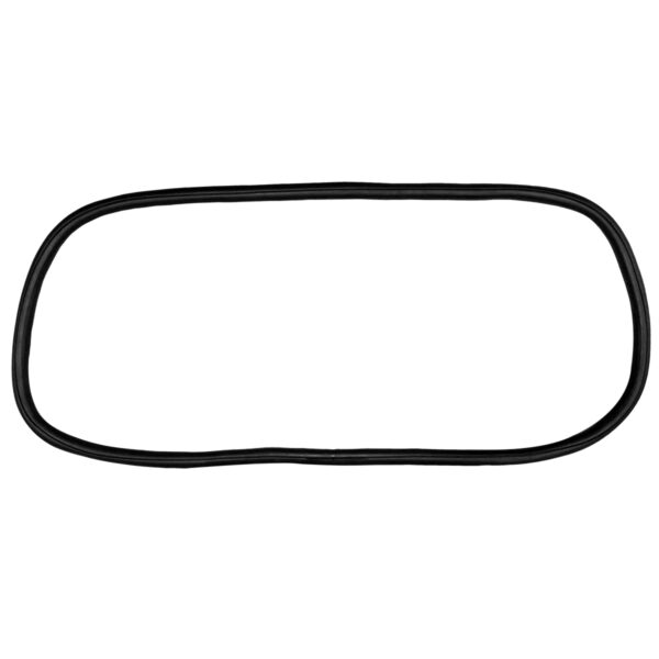 Ruitrubber achteraan 'Deluxe' (alu sierlijst) - Variant