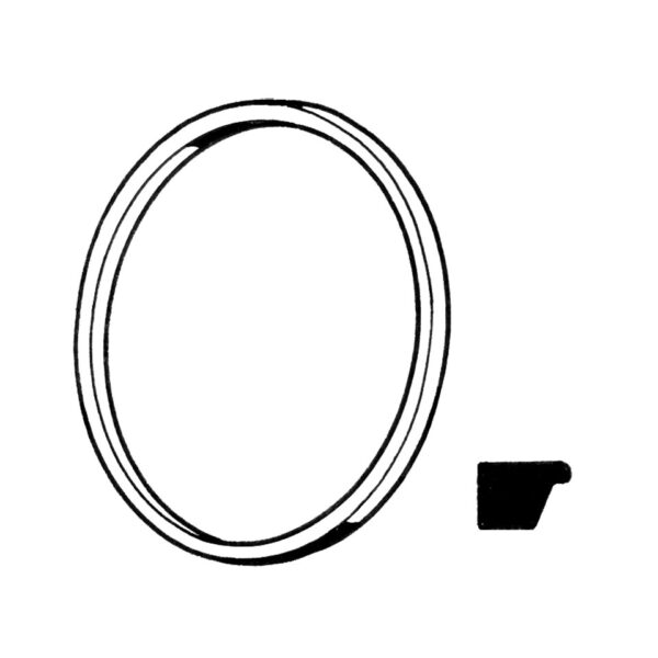 Dichting tussen koplamp en spatbord, per paar