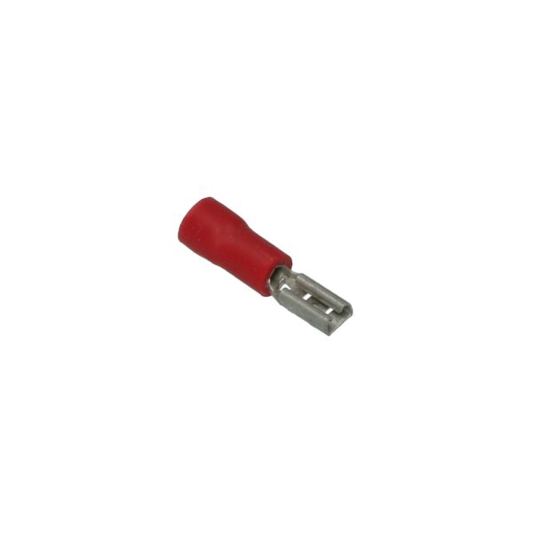 Kabelschoen rood, Platte steekhuls 3,2x0.5mm