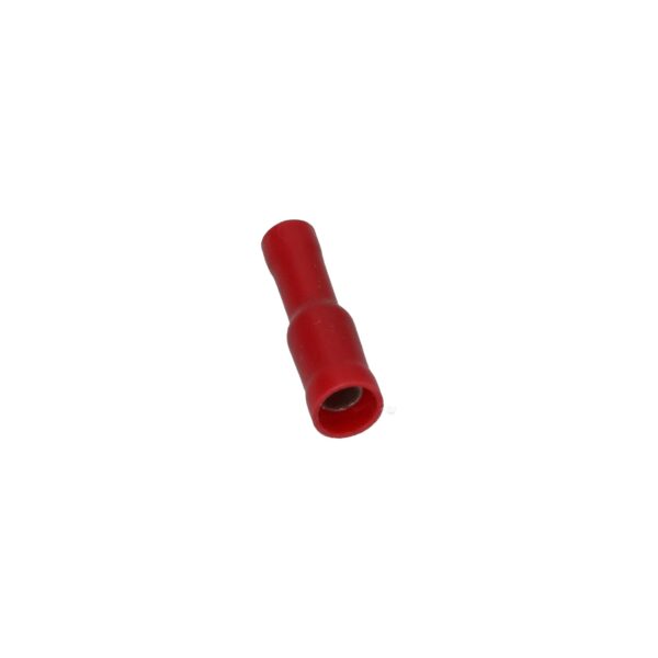 Kabelschoen rood, ronde insteekhuls 4mm