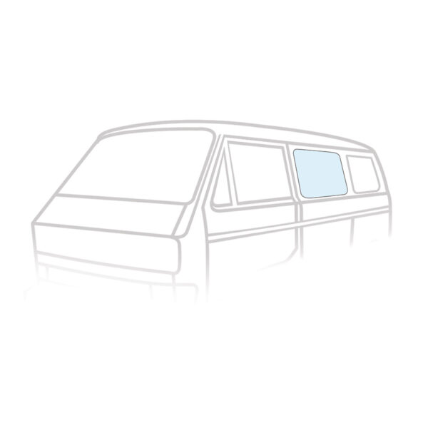 Zijruit midden / schuifdeurruit