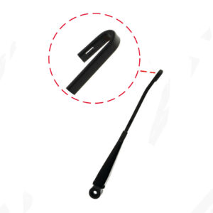 Ruitenwisserarm, zwart, per stuk, links