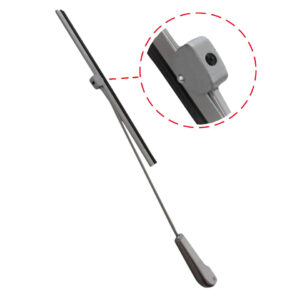 Ruitenwisser + arm, zilver