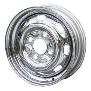 Velg standaard, chroom, 4-gaats (4x130), 4.5 x 15", ET +45