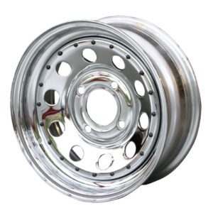 Velg Modular, chroom, 4-gaats (4x130, 6 x 15", ET +24