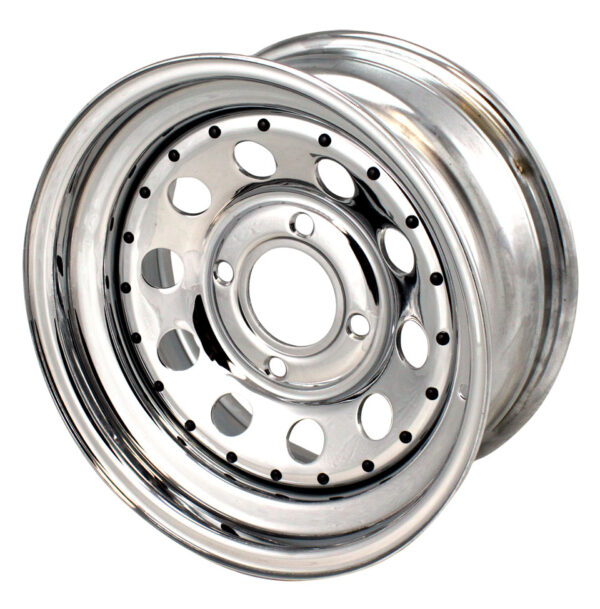 Velg Modular, chroom, 4-gaats (4x130, 7 x 15", ET 0