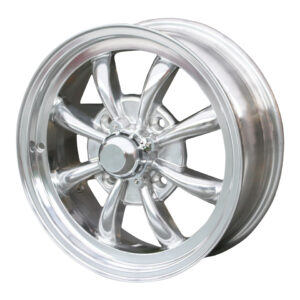 Velg 8-spaaks, gepolijst, 4-gaats (4x130), 5.5 x 15", ET +30