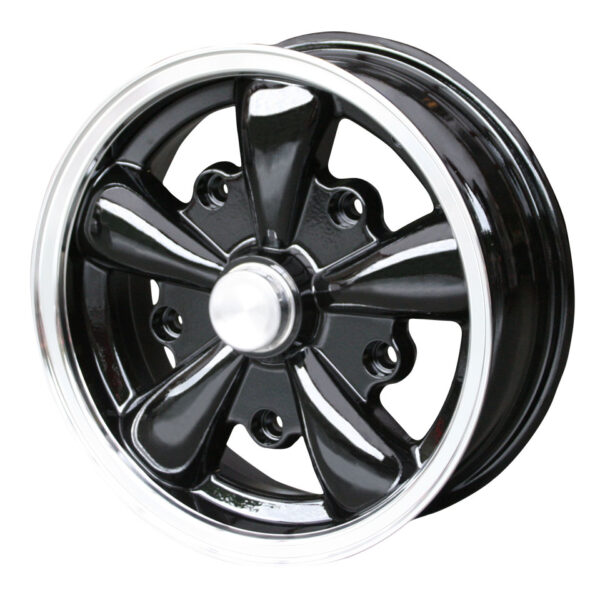 Velg 5-spaaks, zwart, 5-gaats (5x205), 5.5x15", ET +20