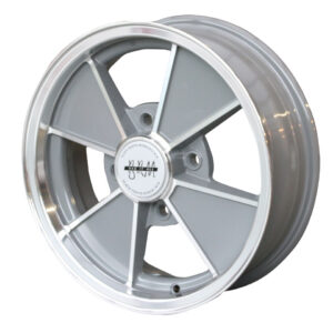 wielBRM , gepolijst/grijs, 4-gaats (4x130), 5 x 15", ET +15
