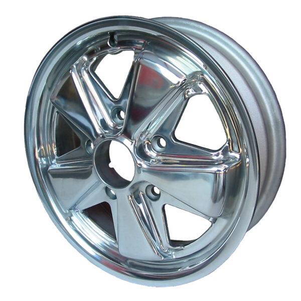 Velg 911 stijl, gepolijst, 5 gaats (5x130), 4.5 x 15", ET +45