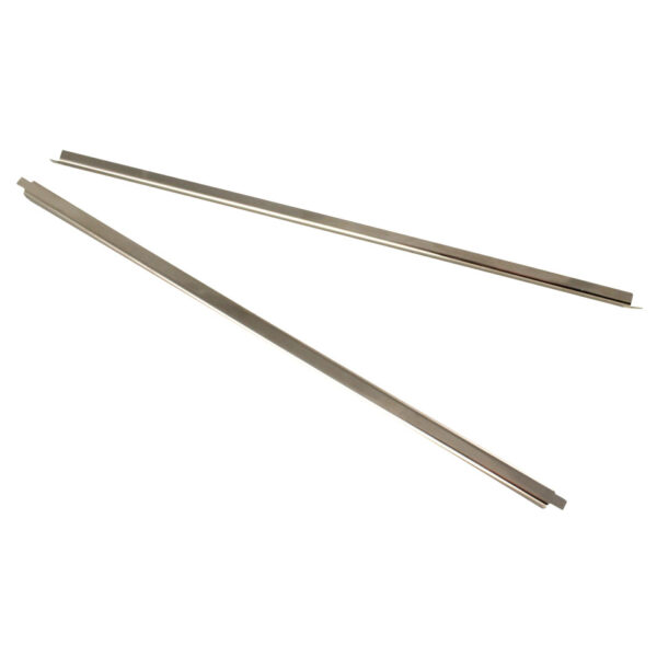 Middenstijl deurruit, RVS, per paar