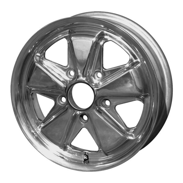 Velg 911 stijl, gepolijst, 5 gaats (5x130), 5.5 x 15", ET +45