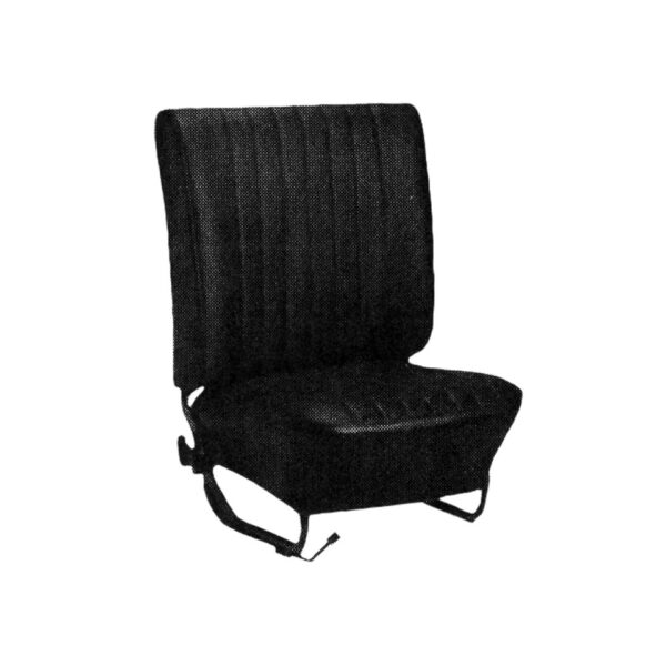 Zetelhoes set, zwart, Basket weave, Cabrio