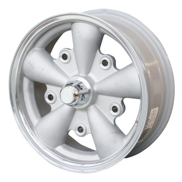 Velg 5-spaaks, zilver, 5-gaats (5x205), 5.5 x 15", ET +20