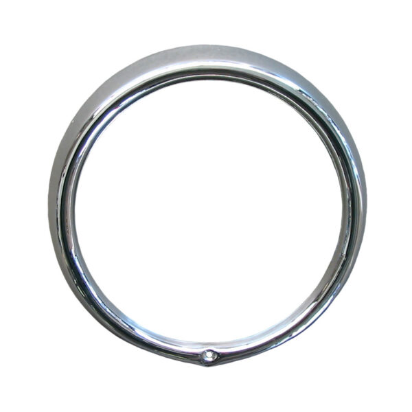 Koplampring, chroom,  1 gats