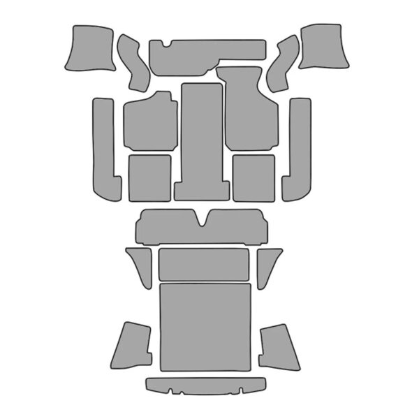 Tapijtset, Karmann Ghia, zwart